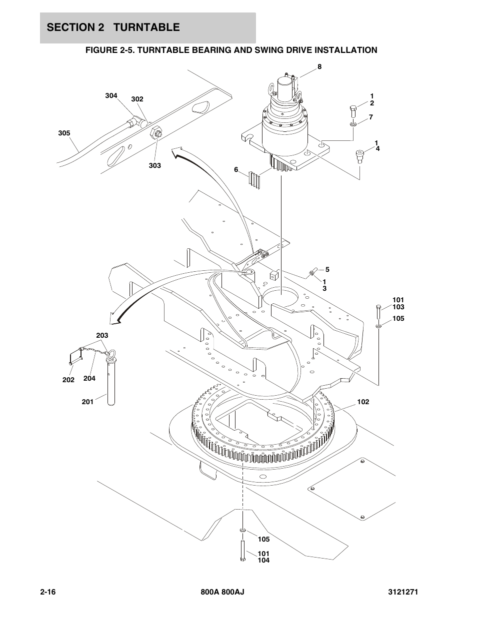 JLG 800A_AJ Parts Manual User Manual | Page 44 / 298