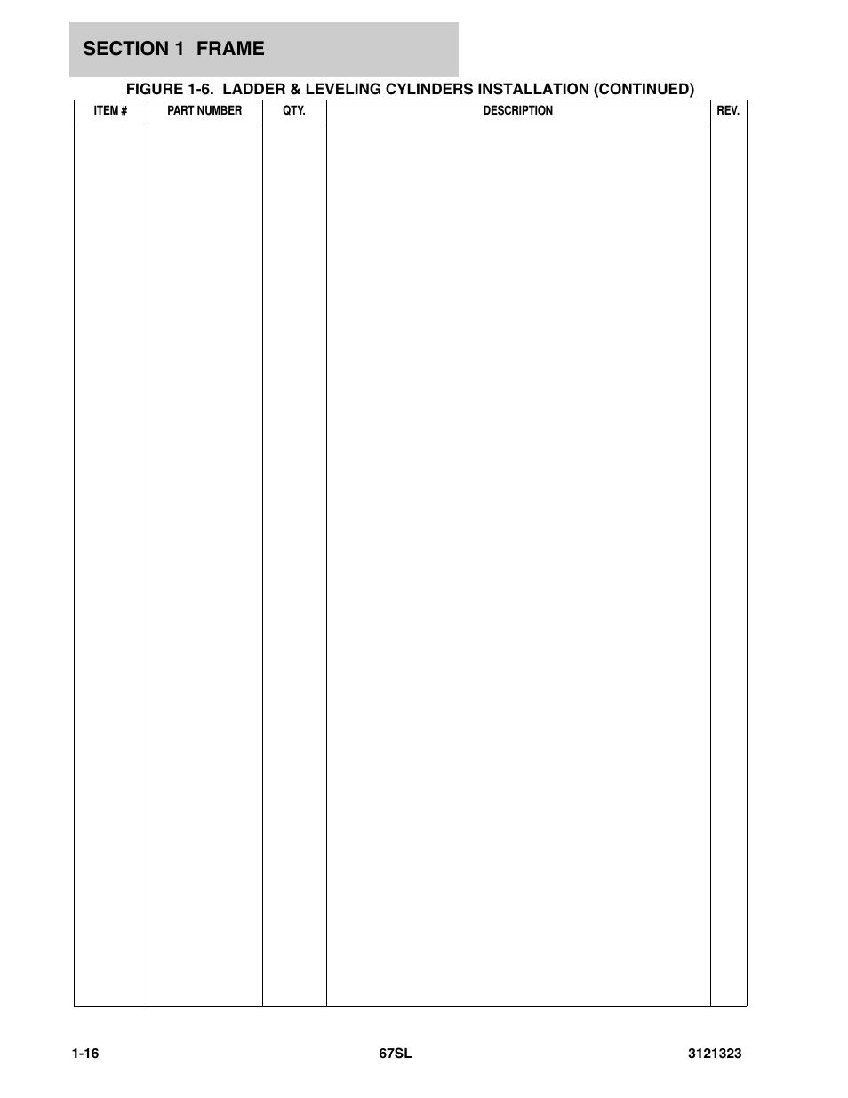 JLG 67SL Parts Manual User Manual | Page 22 / 136