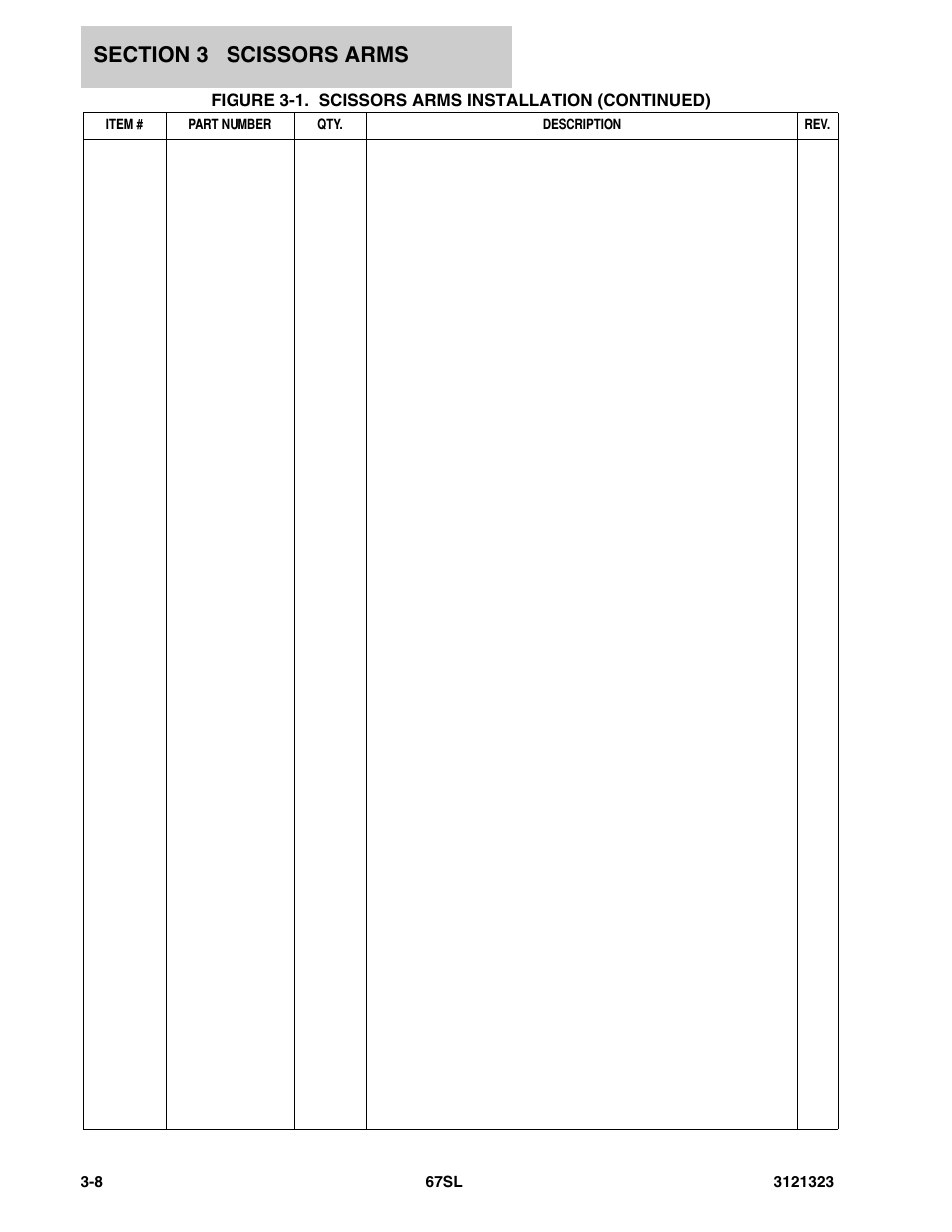JLG 67SL Parts Manual User Manual | Page 58 / 136