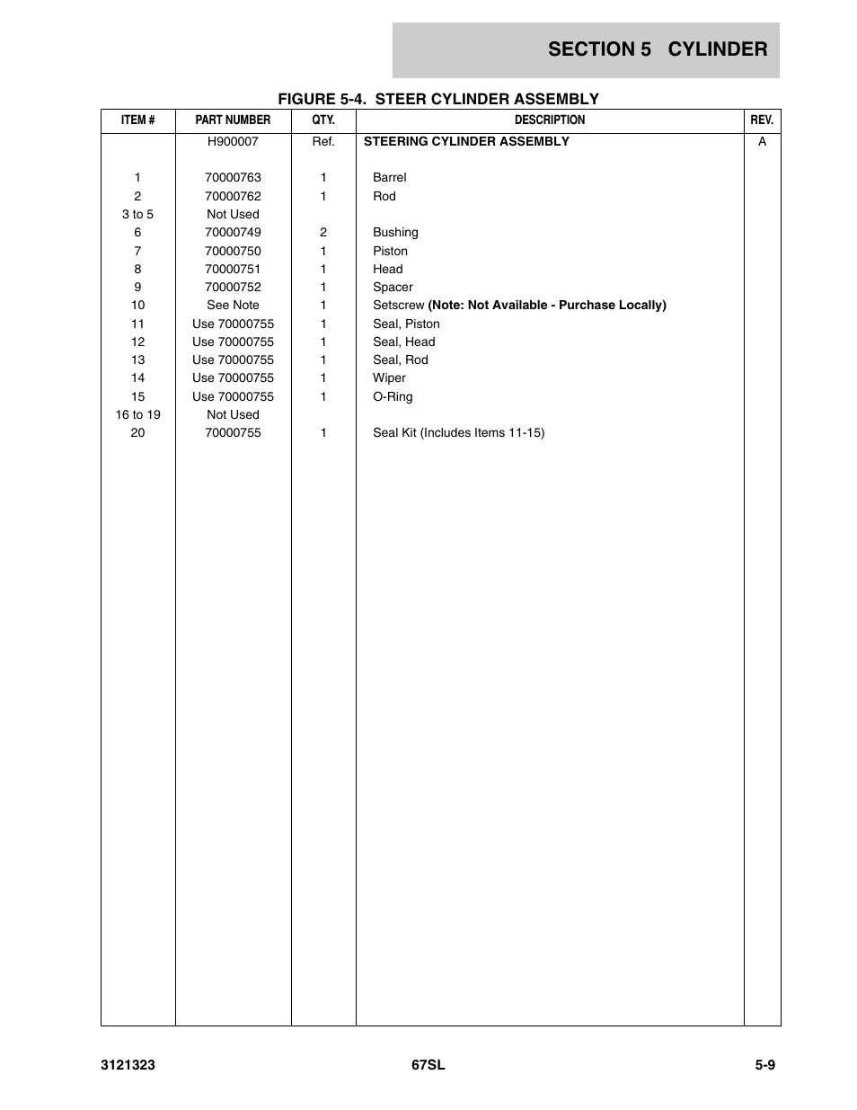 JLG 67SL Parts Manual User Manual | Page 81 / 136