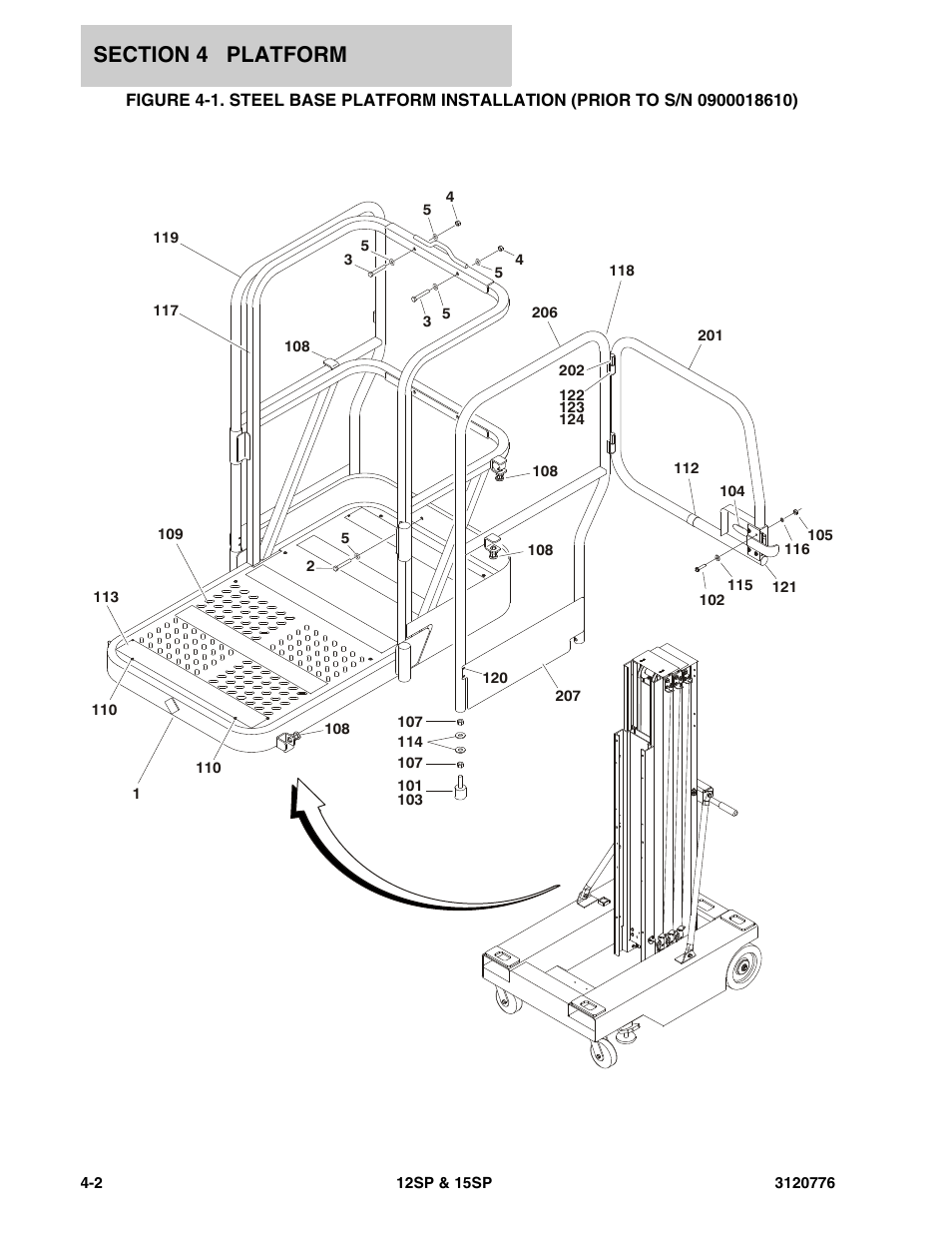 JLG 15SP Parts Manual User Manual | Page 76 / 130