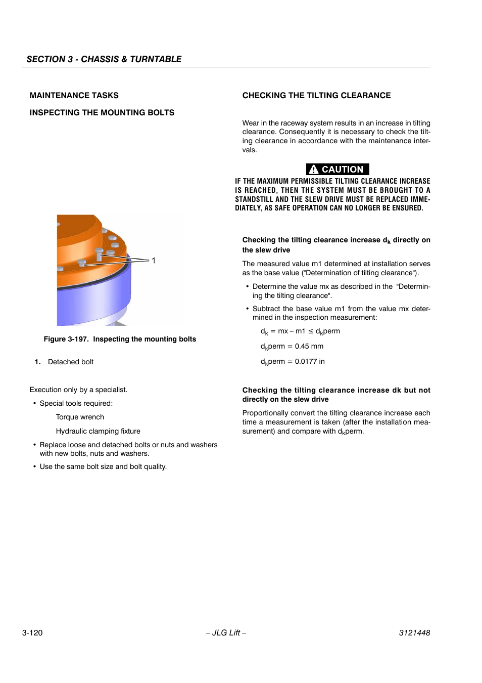 JLG X23J - X700AJ Service Manual User Manual | Page 147 / 633