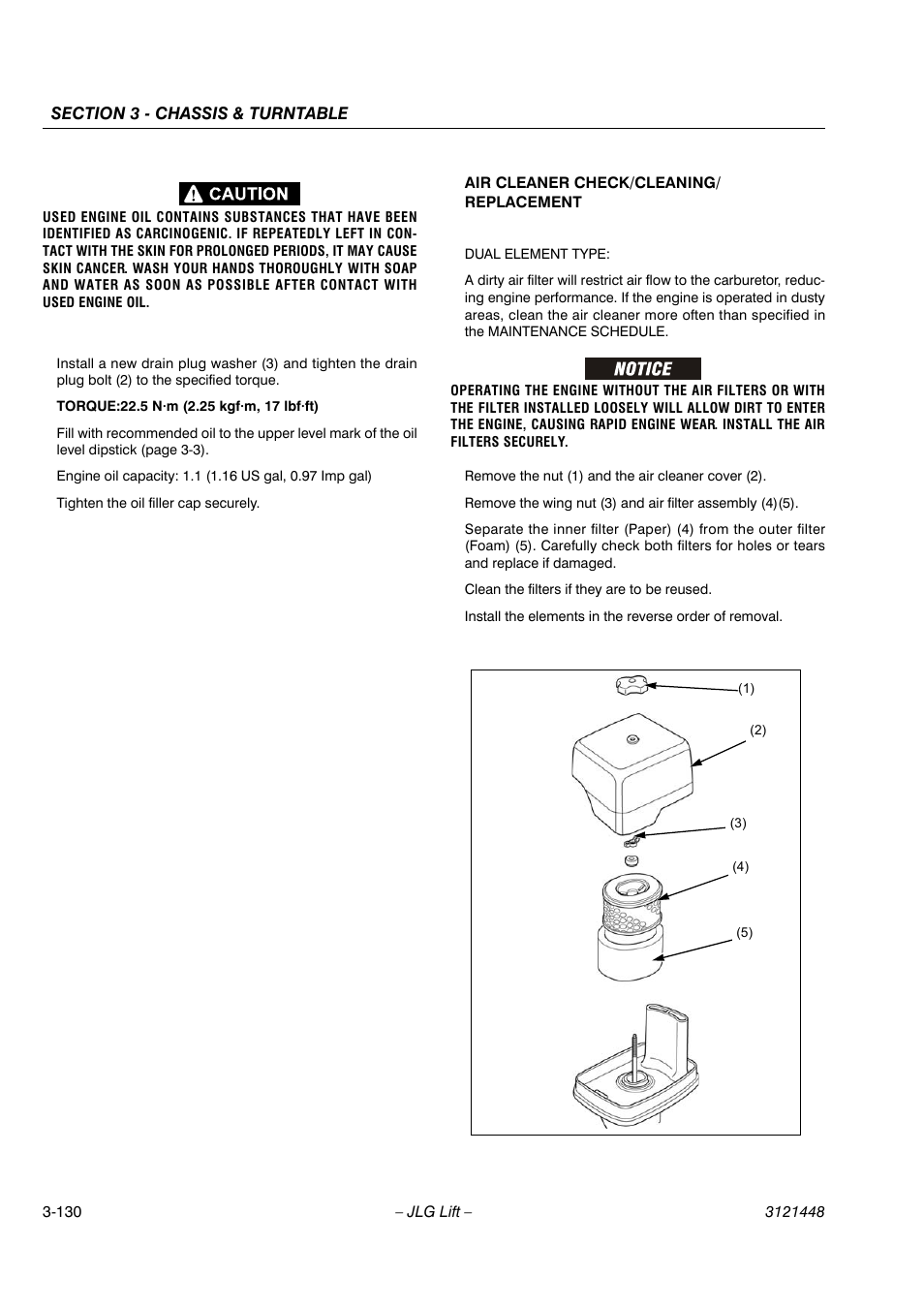 JLG X23J - X700AJ Service Manual User Manual | Page 157 / 633