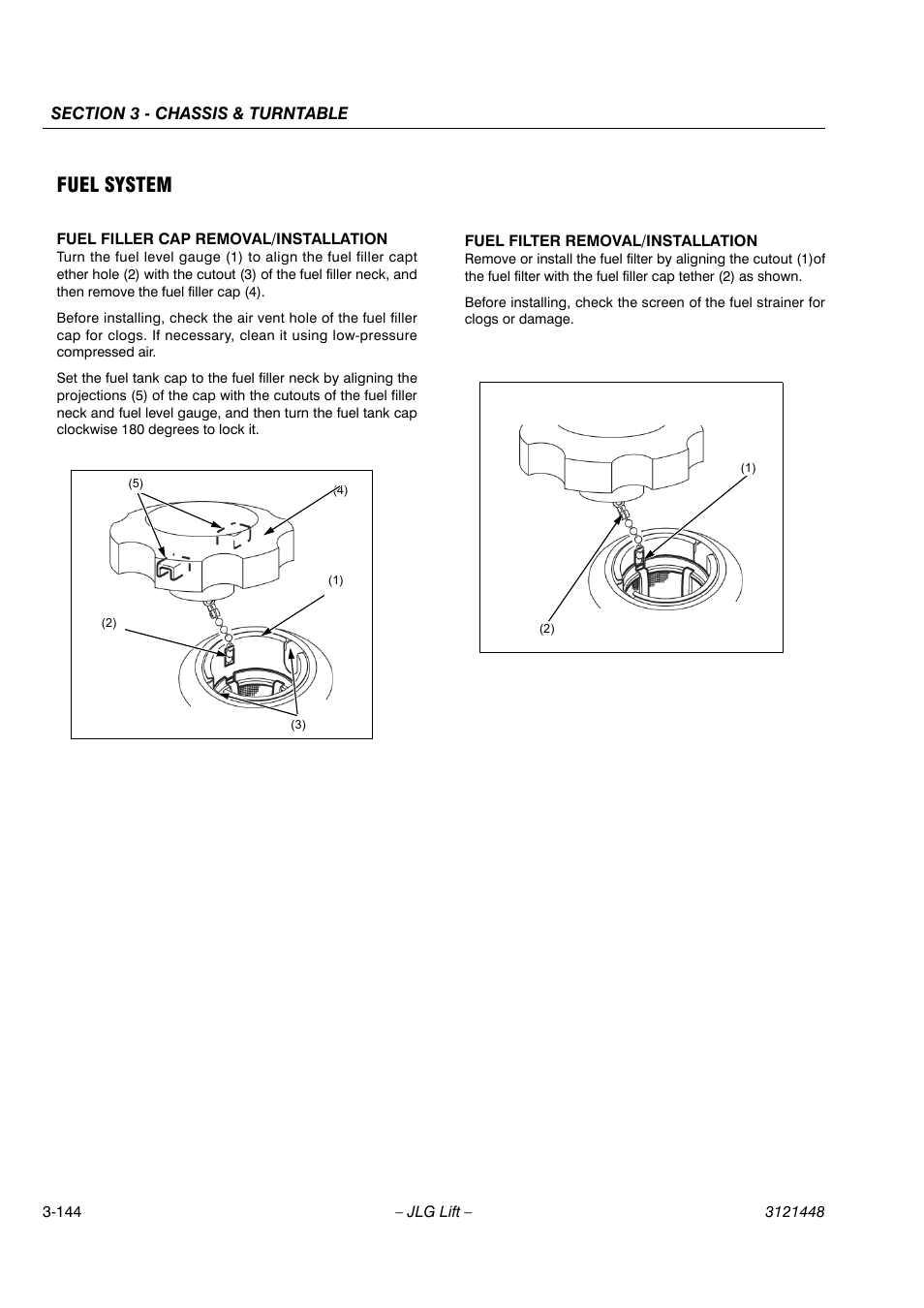Fuel system | JLG X23J - X700AJ Service Manual User Manual | Page 171 / 633