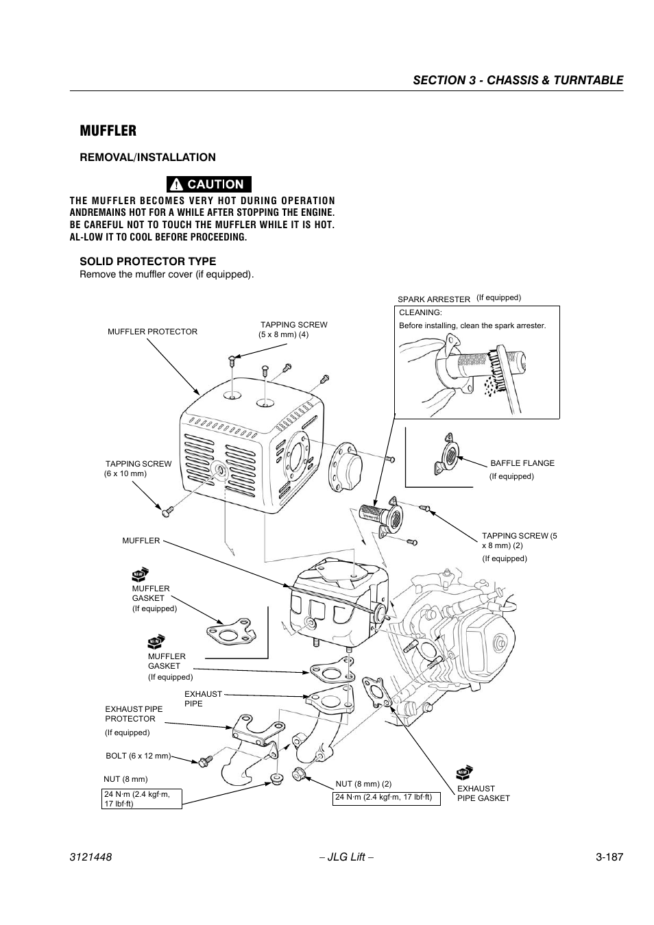 Muffler | JLG X23J - X700AJ Service Manual User Manual | Page 214 / 633