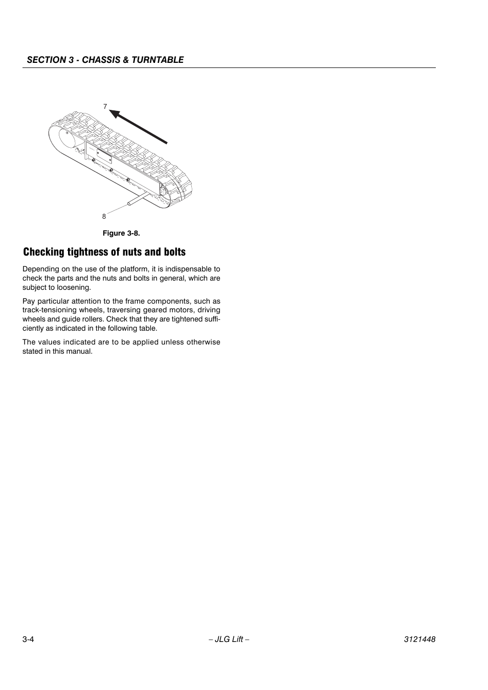 Checking tightness of nuts and bolts | JLG X23J - X700AJ Service Manual User Manual | Page 31 / 633