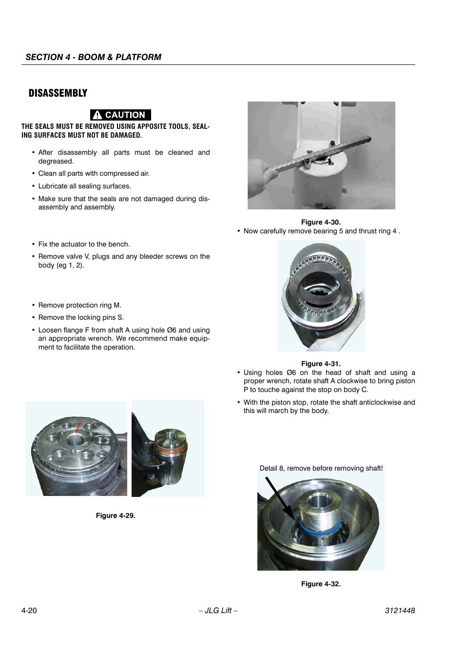 Disassembly | JLG X23J - X700AJ Service Manual User Manual | Page 419 / 633