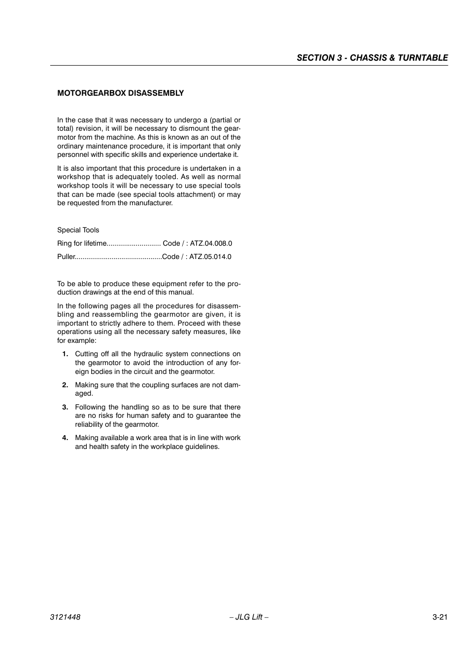 JLG X23J - X700AJ Service Manual User Manual | Page 48 / 633