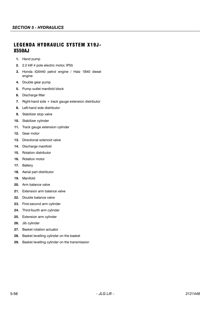 JLG X23J - X700AJ Service Manual User Manual | Page 482 / 633