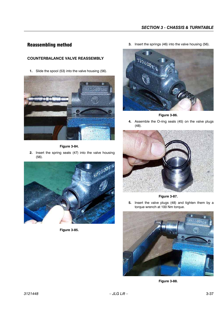 Reassembling method | JLG X23J - X700AJ Service Manual User Manual | Page 64 / 633