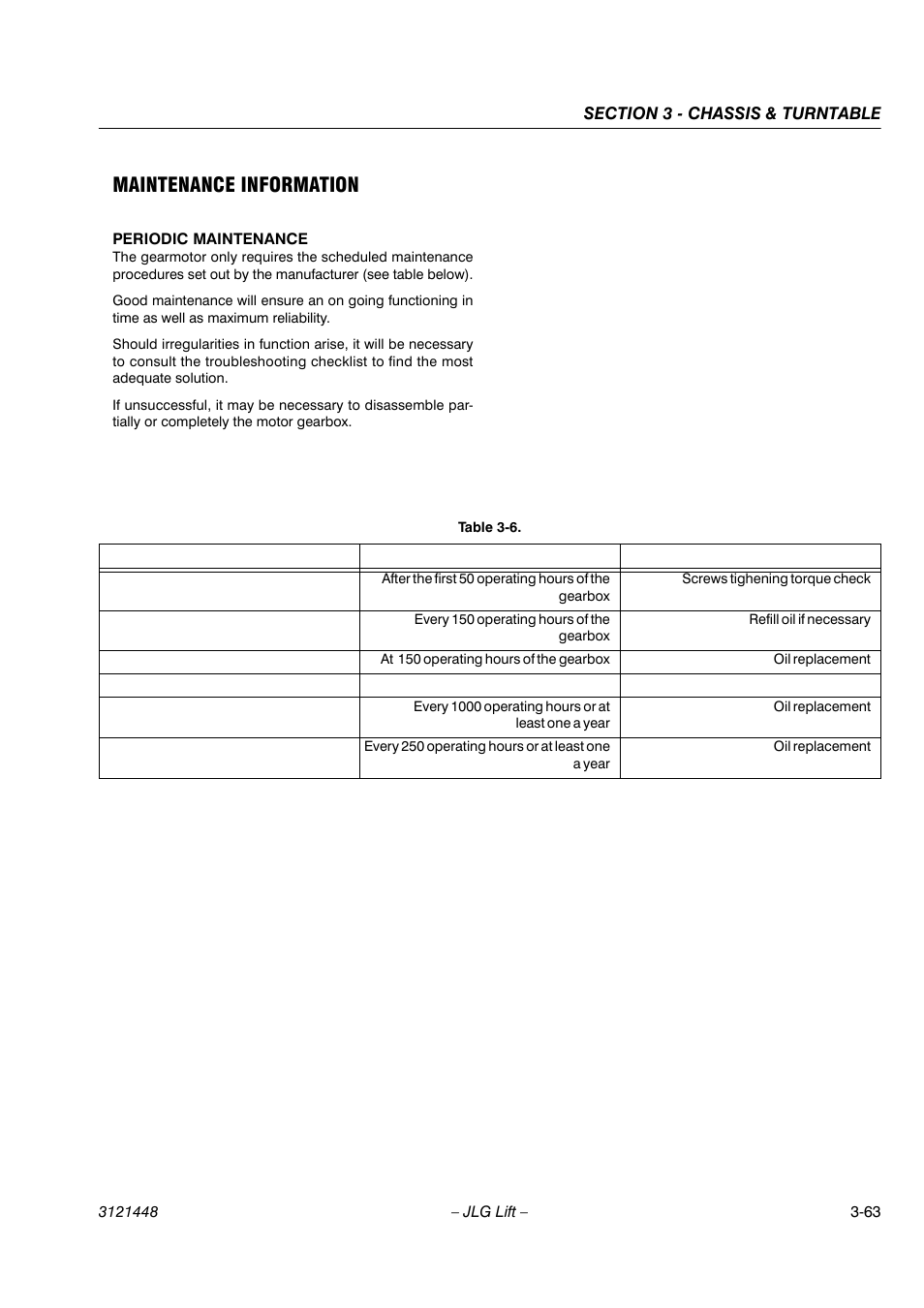 Maintenance information | JLG X23J - X700AJ Service Manual User Manual | Page 90 / 633