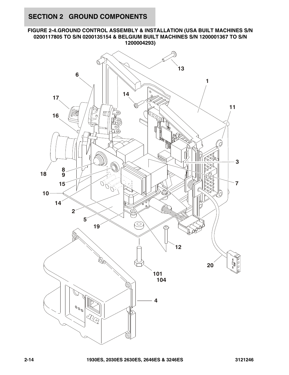 JLG 3246ES Parts Manual User Manual | Page 54 / 168