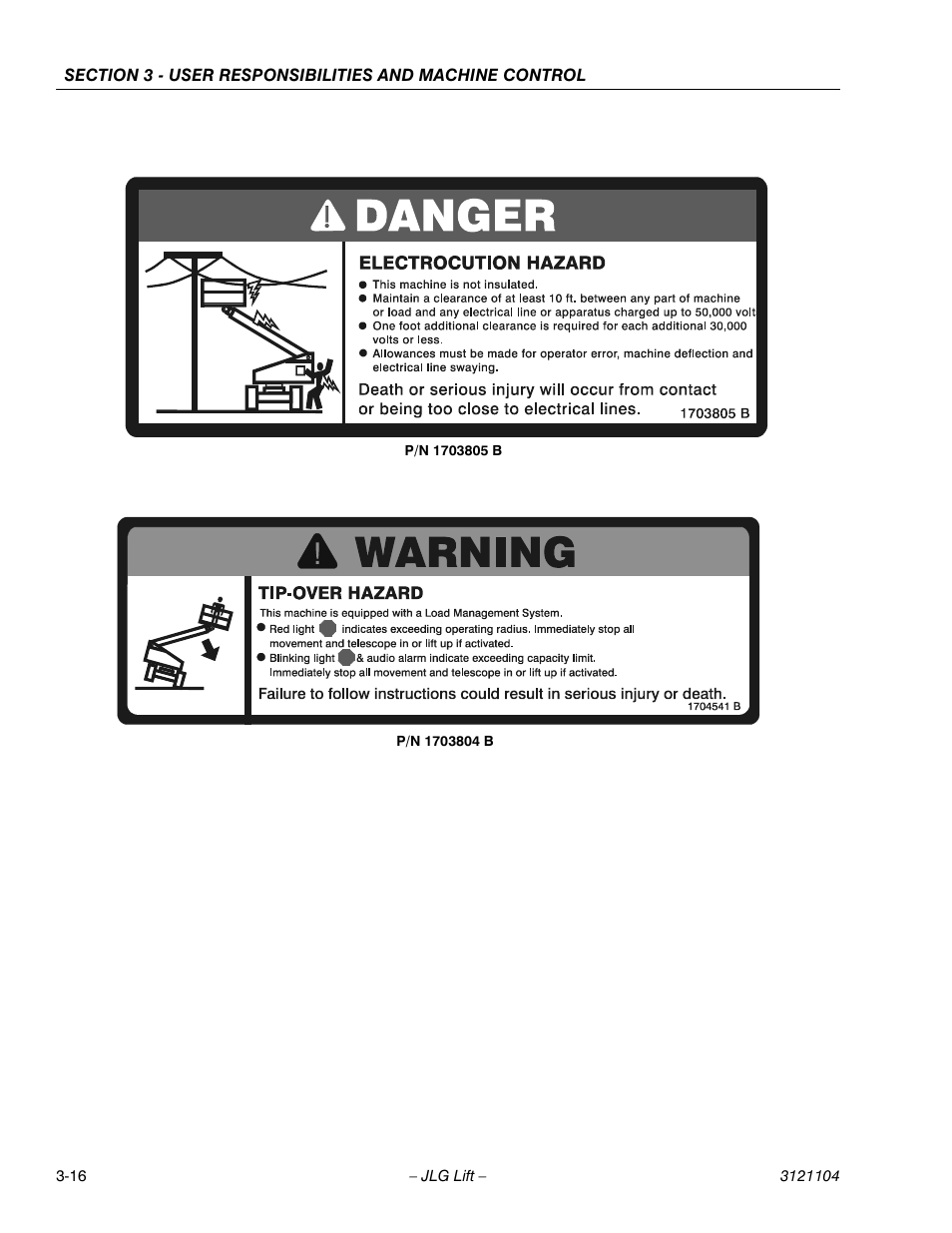 JLG 120-SXJ ANSI Operator Manual User Manual | Page 46 / 80