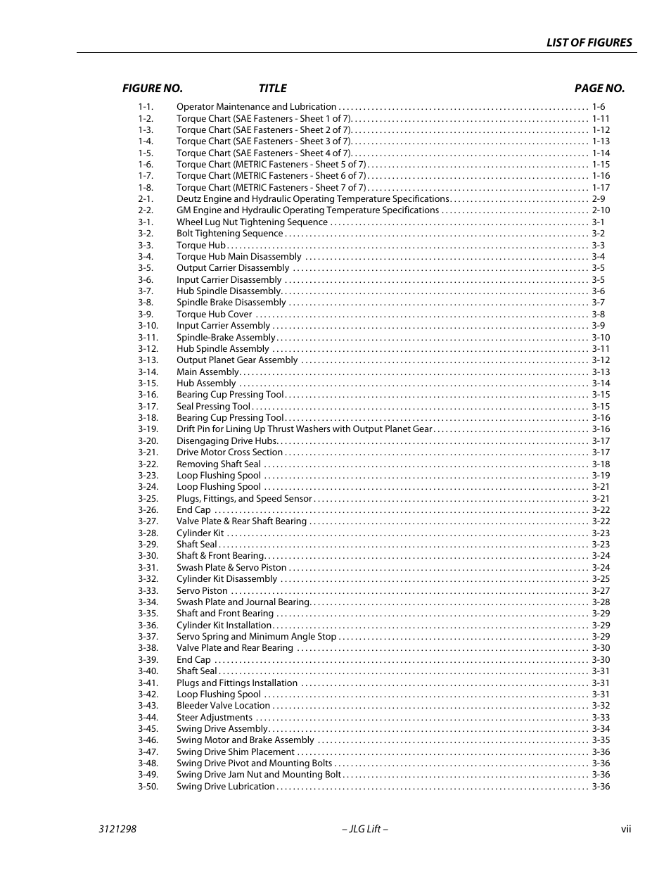 JLG 660SJ Service Manual User Manual | Page 11 / 328