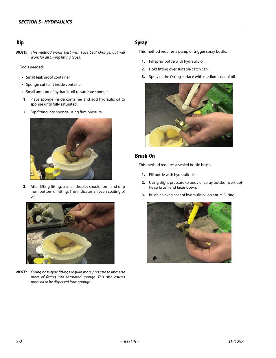 Spray, Brush-on, Dip -2 spray -2 brush-on -2 | JLG 660SJ Service Manual User Manual | Page 192 / 328