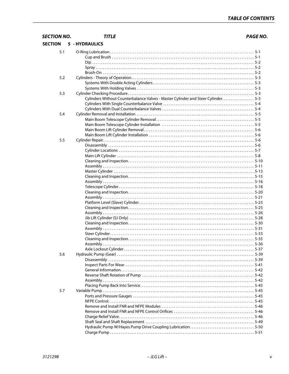 JLG 660SJ Service Manual User Manual | Page 9 / 328