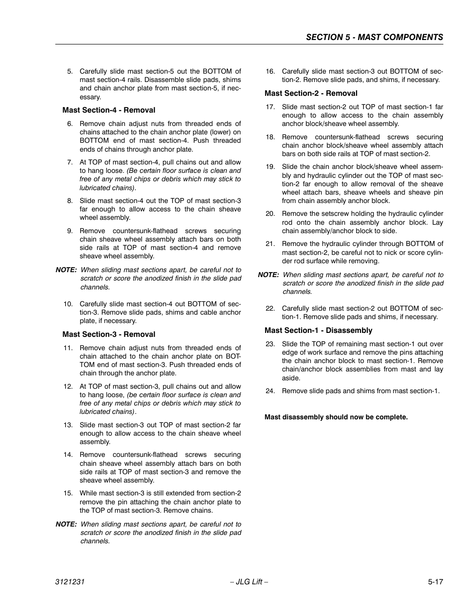 JLG 15/20MSP Service Manual User Manual | Page 107 / 174