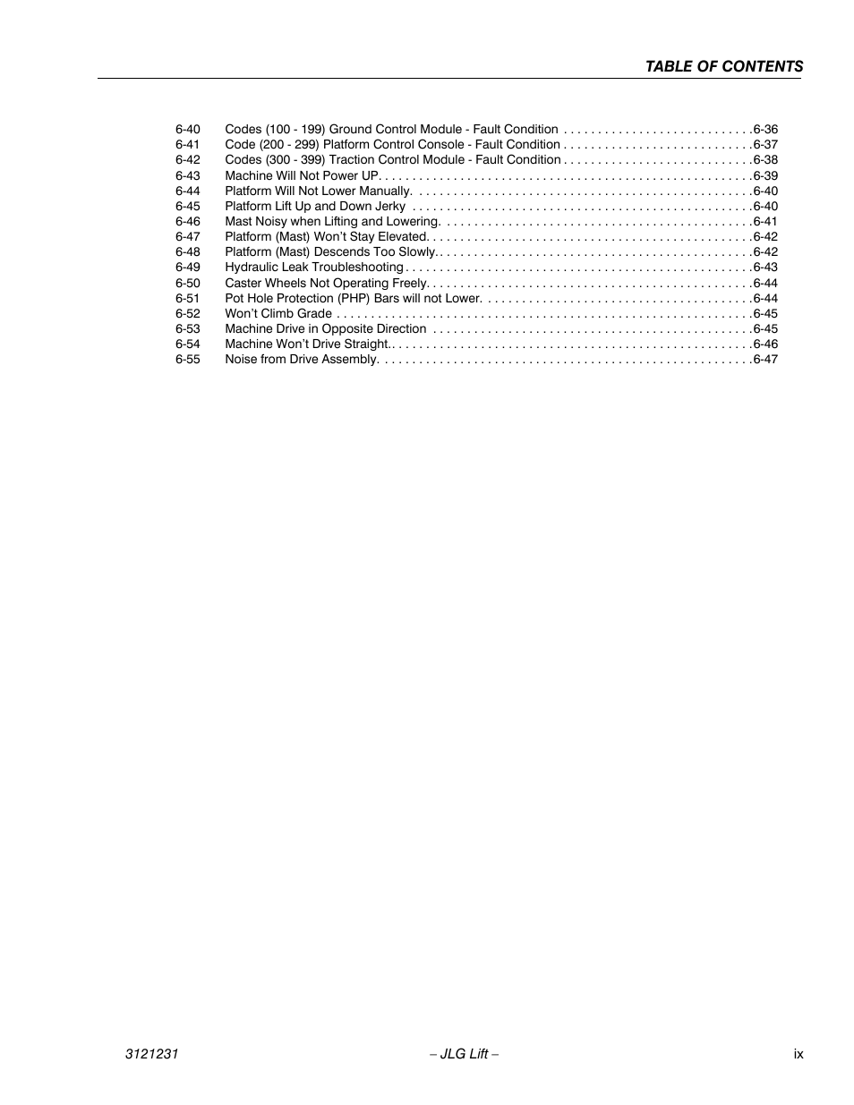 JLG 15/20MSP Service Manual User Manual | Page 13 / 174