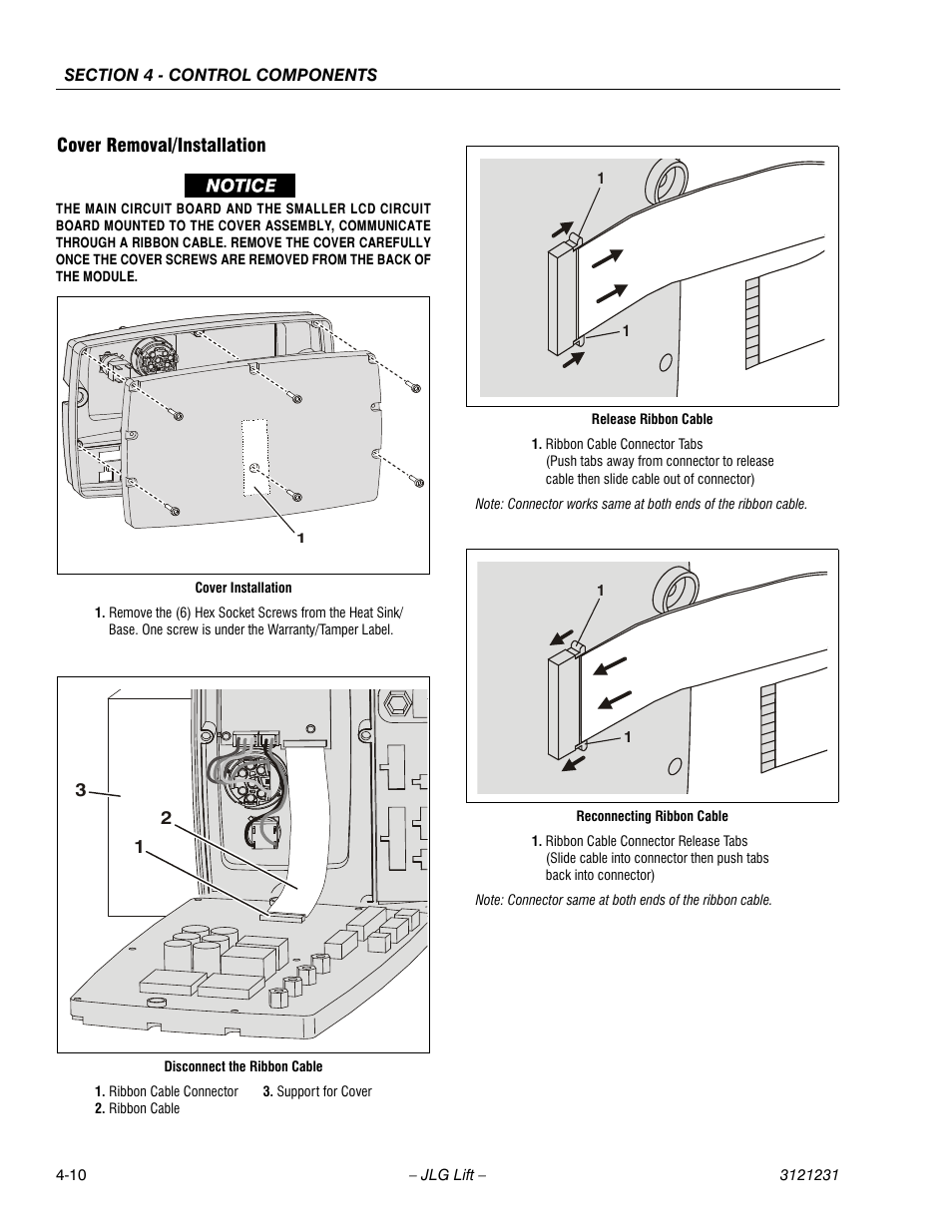 Cover removal/installation, Cover removal/installation -9 | JLG 15/20MSP Service Manual User Manual | Page 66 / 174
