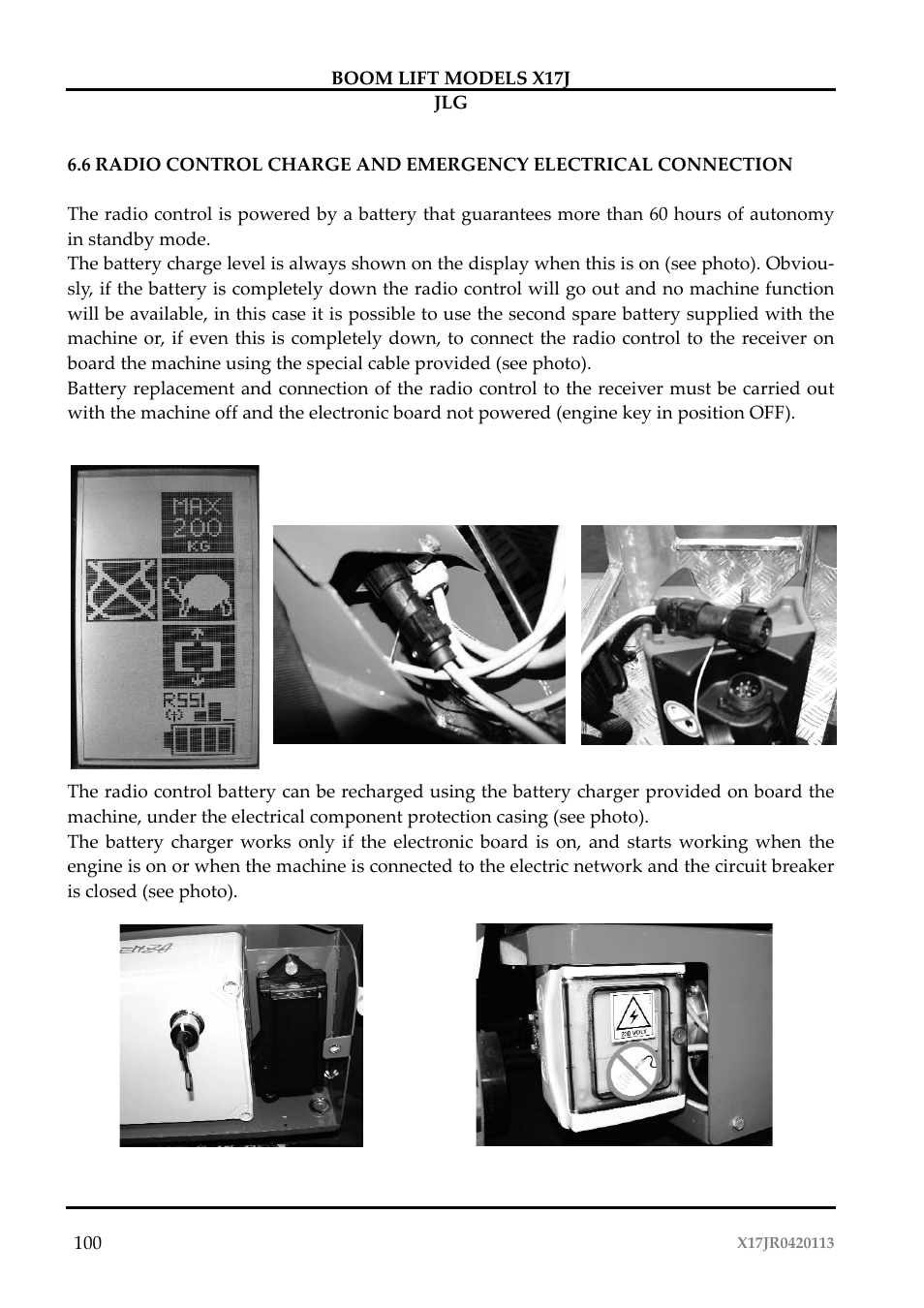 JLG X17J Operator Manual User Manual | Page 104 / 172