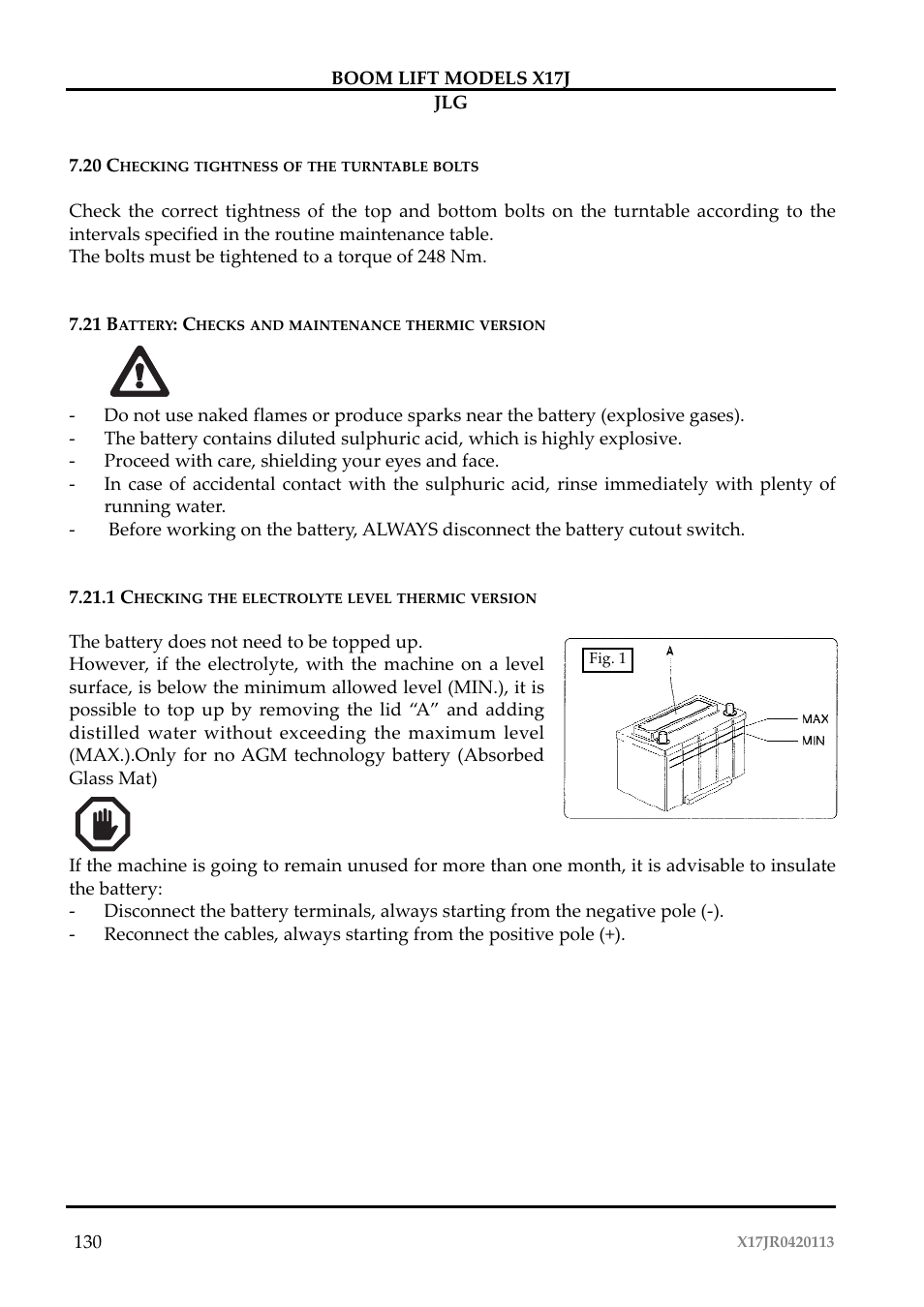 JLG X17J Operator Manual User Manual | Page 134 / 172
