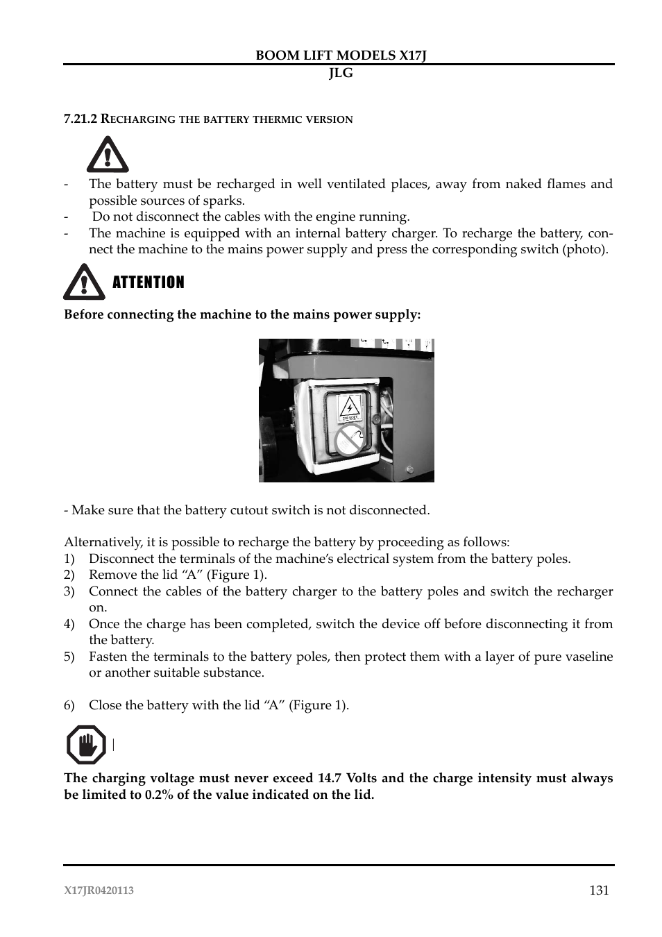 JLG X17J Operator Manual User Manual | Page 135 / 172