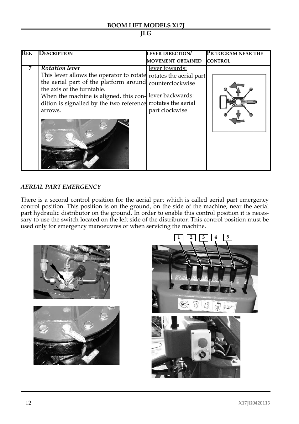 JLG X17J Operator Manual User Manual | Page 16 / 172