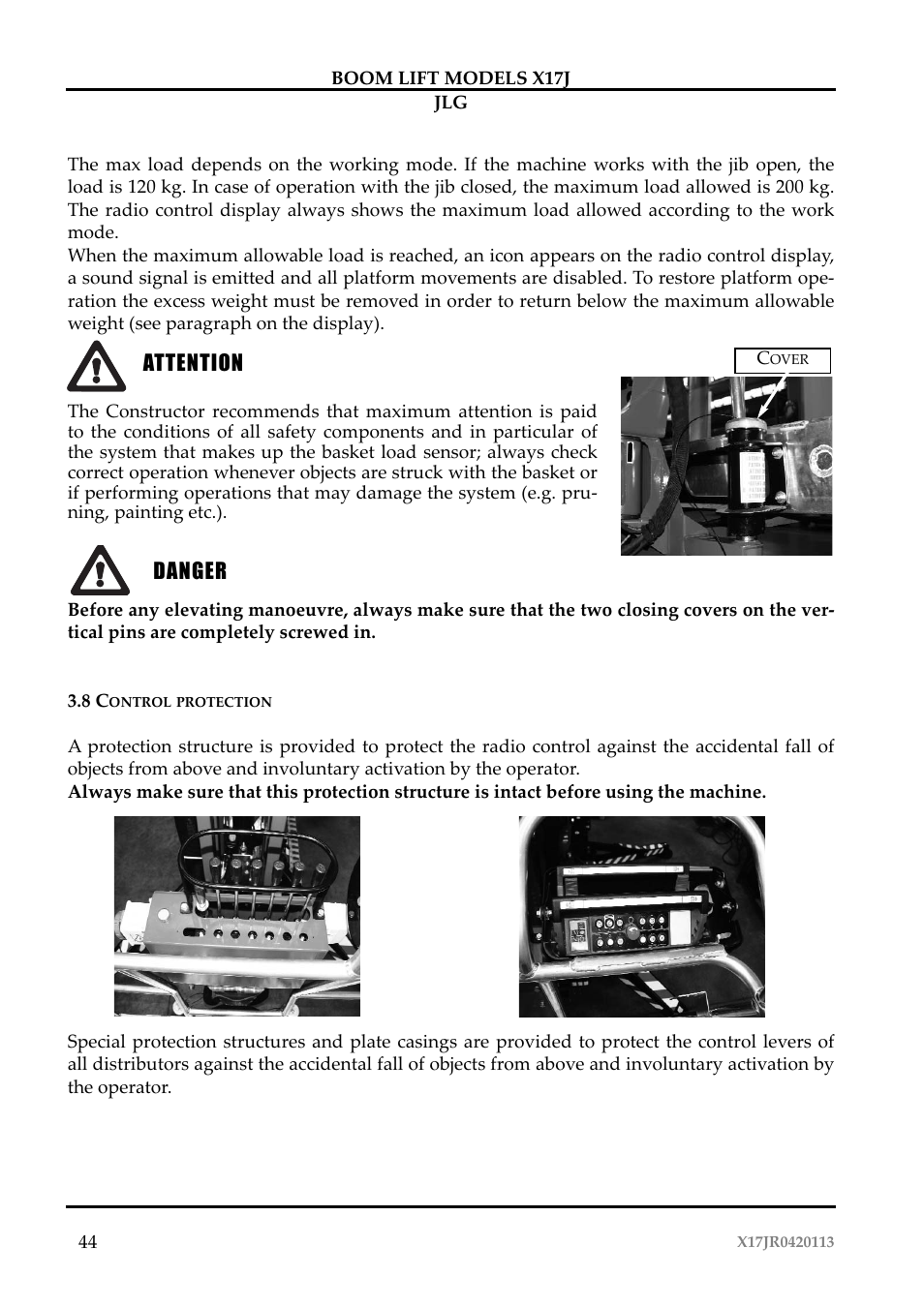 JLG X17J Operator Manual User Manual | Page 48 / 172