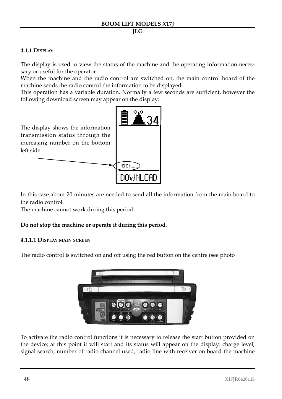 JLG X17J Operator Manual User Manual | Page 52 / 172