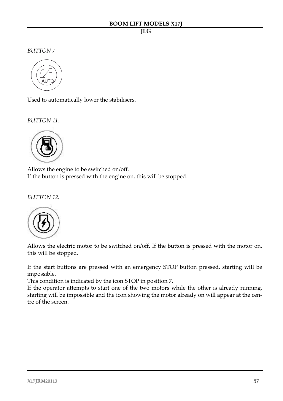 JLG X17J Operator Manual User Manual | Page 61 / 172