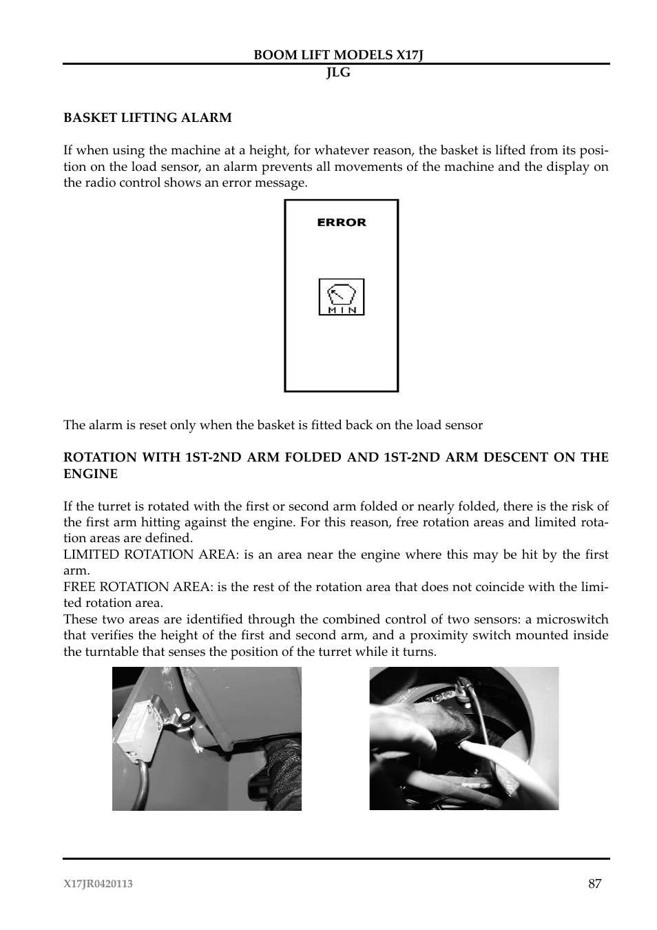 JLG X17J Operator Manual User Manual | Page 91 / 172