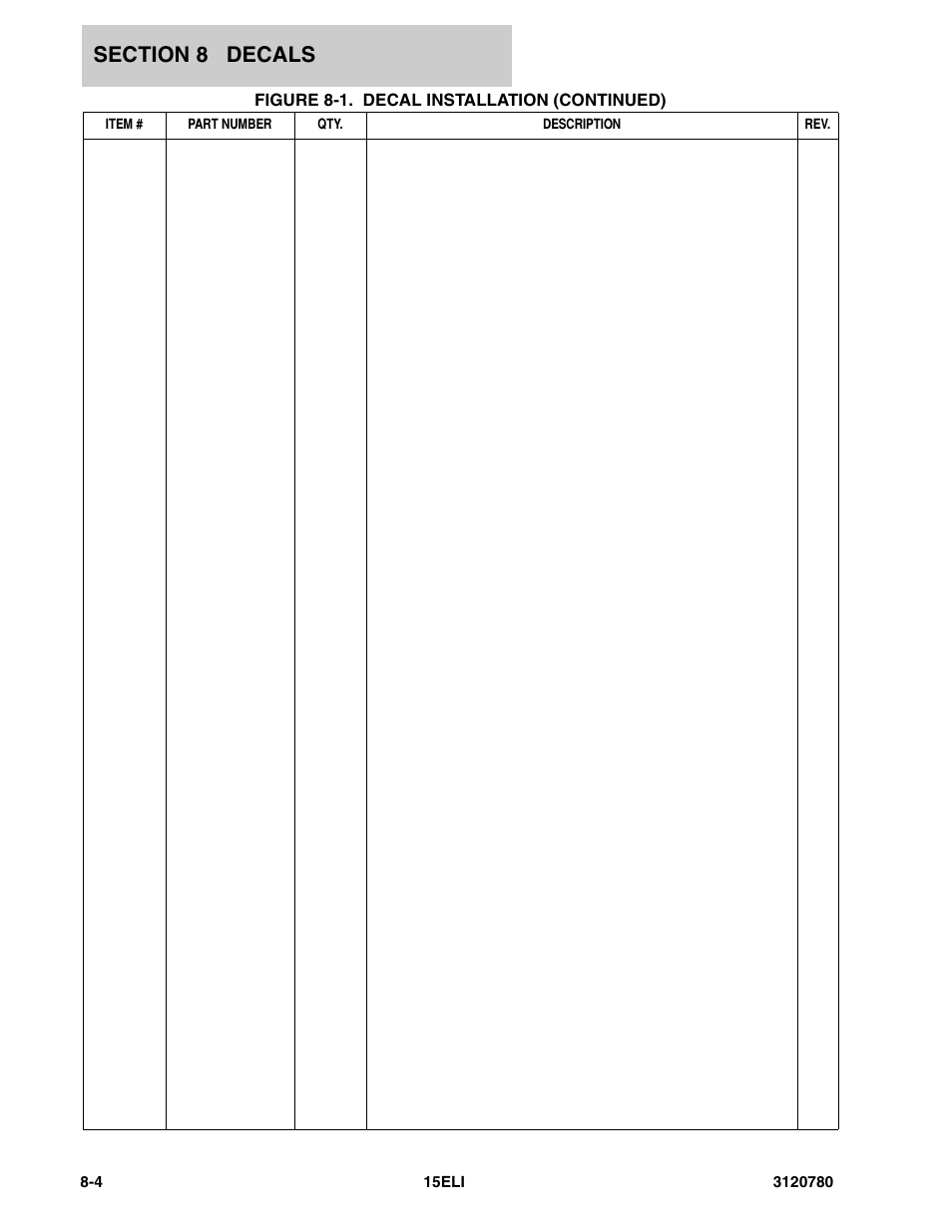 JLG 15ELI Parts Manual User Manual | Page 68 / 76