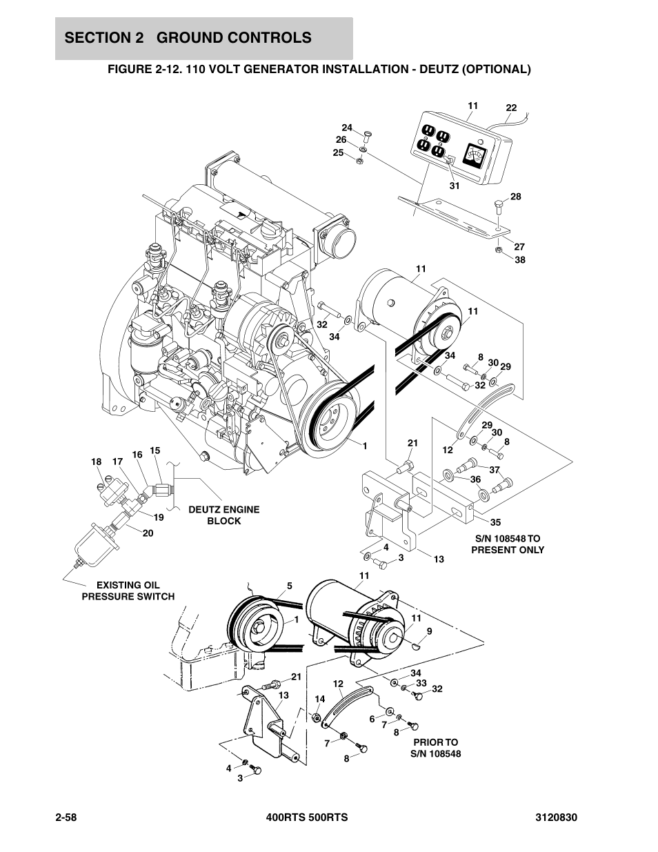 JLG 500RTS Parts Manual User Manual | Page 106 / 280