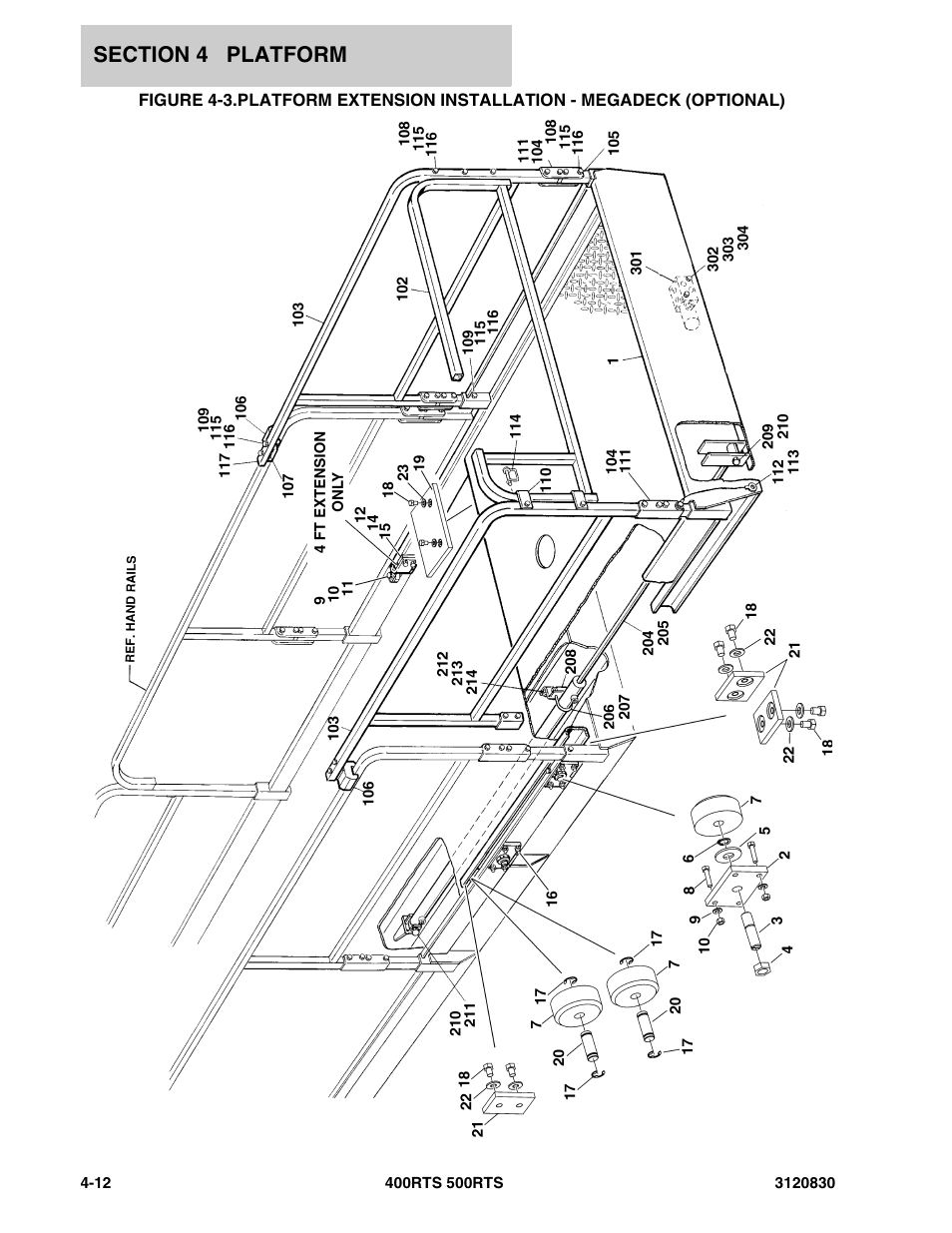 JLG 500RTS Parts Manual User Manual | Page 160 / 280