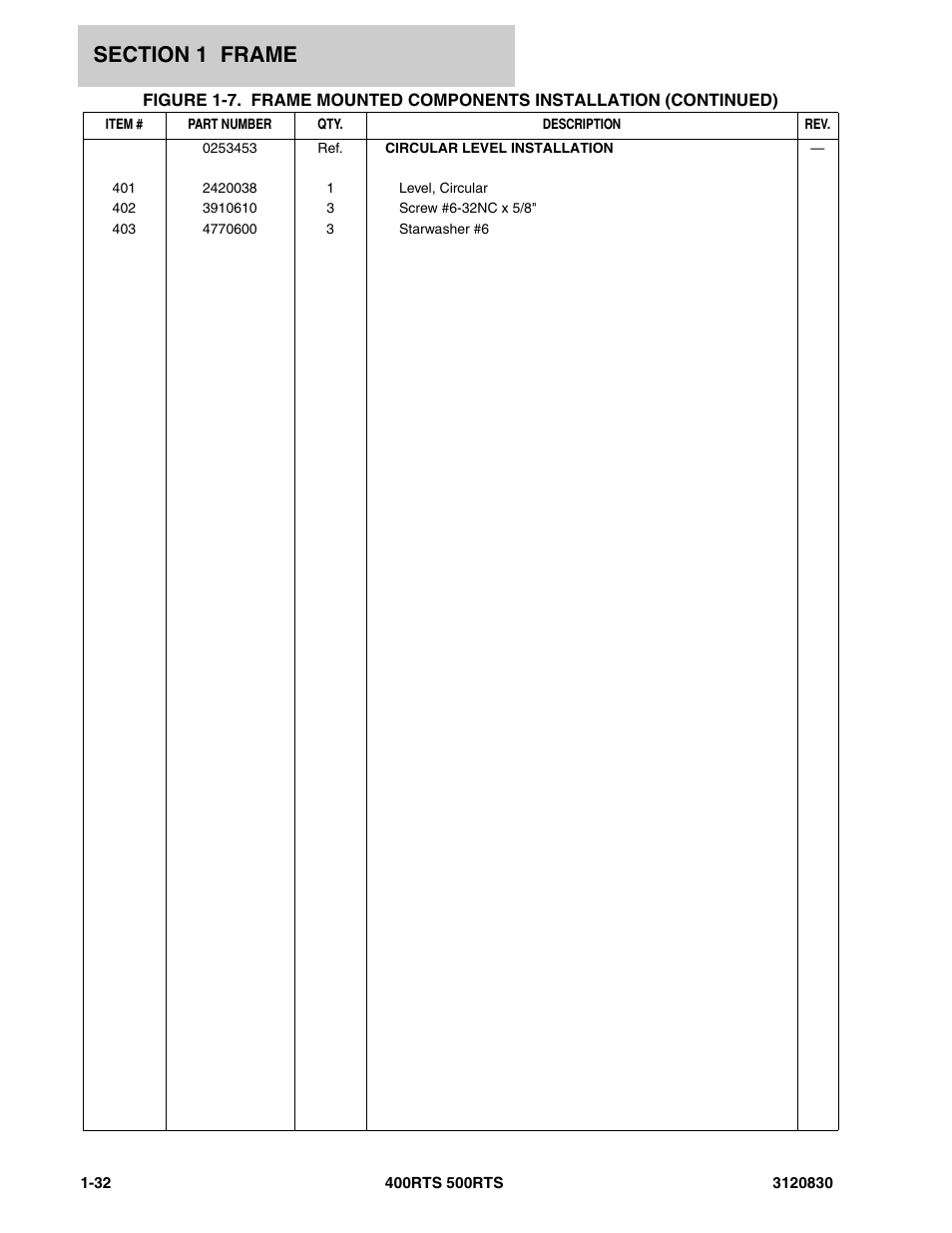 JLG 500RTS Parts Manual User Manual | Page 38 / 280