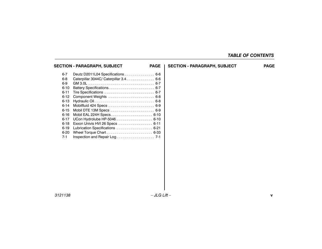 JLG 860SJ Operator Manual User Manual | Page 11 / 158