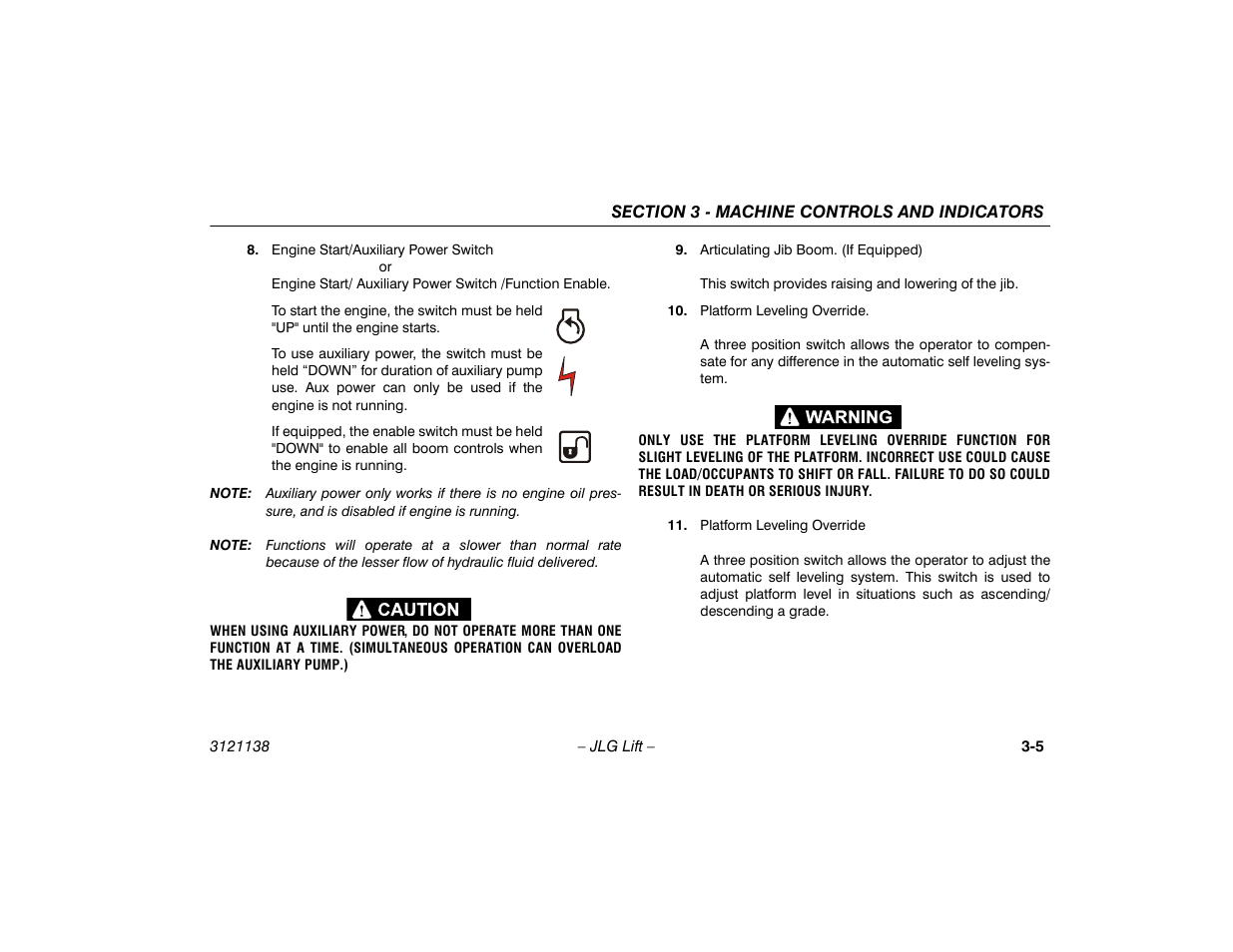 JLG 860SJ Operator Manual User Manual | Page 43 / 158