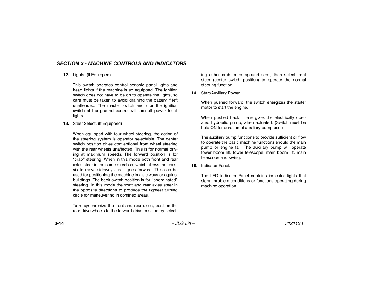JLG 860SJ Operator Manual User Manual | Page 52 / 158