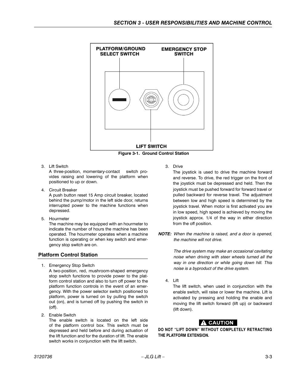 JLG 3246E2 ANSI Operator Manual User Manual | Page 29 / 66