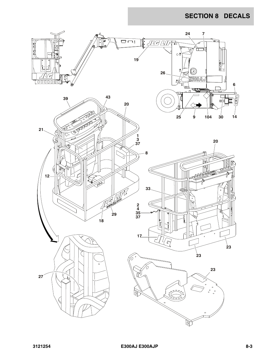 JLG E300 Parts Manual User Manual | Page 135 / 162