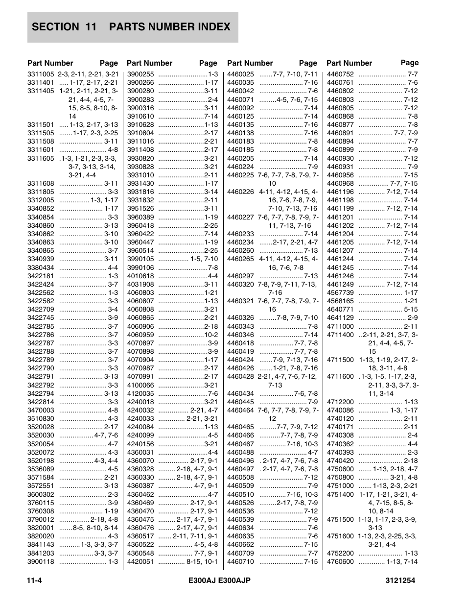 JLG E300 Parts Manual User Manual | Page 158 / 162