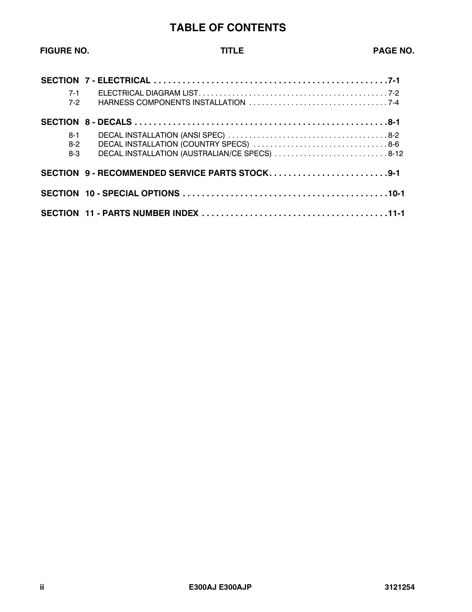 JLG E300 Parts Manual User Manual | Page 6 / 162