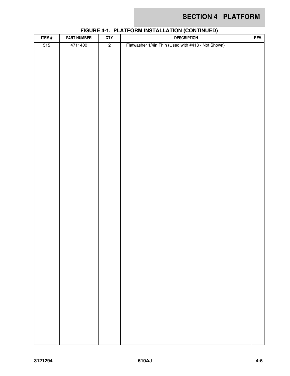 JLG 510AJ Parts Manual User Manual | Page 99 / 184