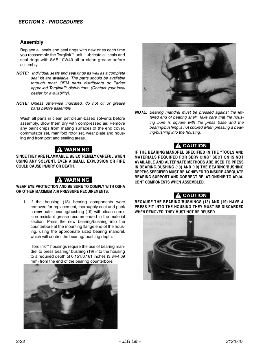 Assembly | JLG 3246E2 ANSI Service Manual User Manual | Page 36 / 86