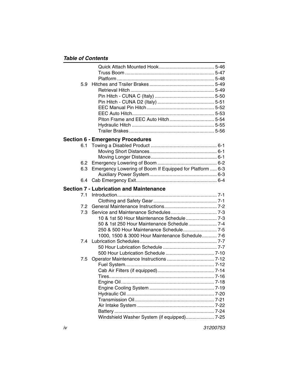 JLG 4017PS Operator Manual User Manual | Page 10 / 202