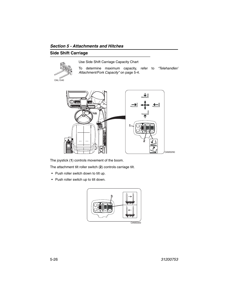 Side shift carriage, Side shift carriage -26 | JLG 4017PS Operator Manual User Manual | Page 118 / 202