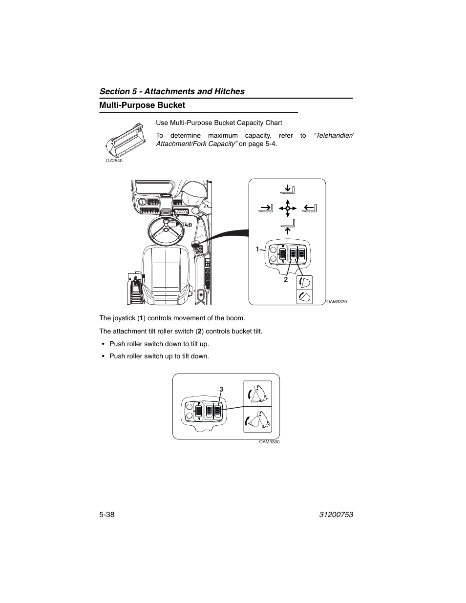 Multi-purpose bucket, Multi-purpose bucket -38 | JLG 4017PS Operator Manual User Manual | Page 130 / 202