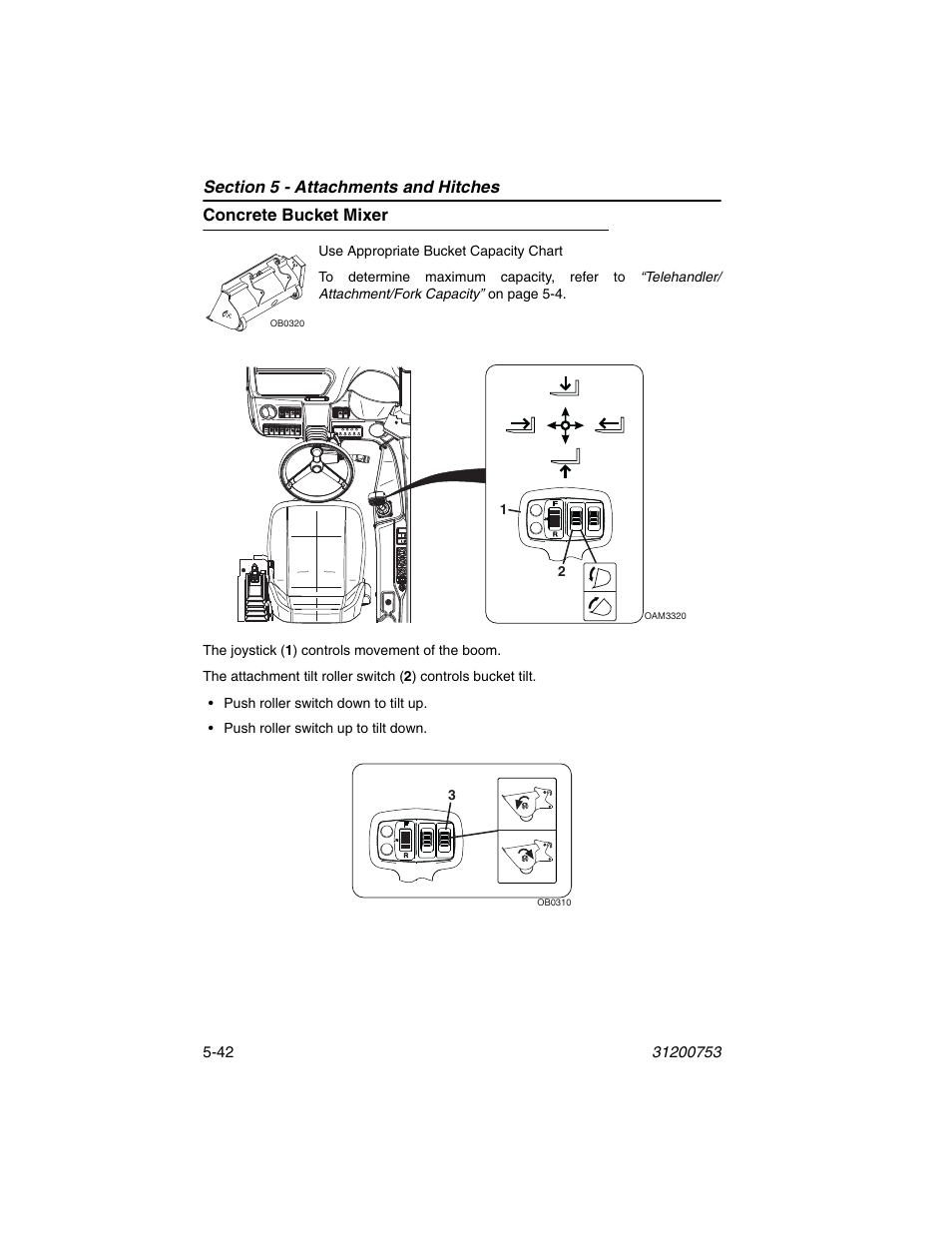 Concrete bucket mixer, Concrete bucket mixer -42 | JLG 4017PS Operator Manual User Manual | Page 134 / 202