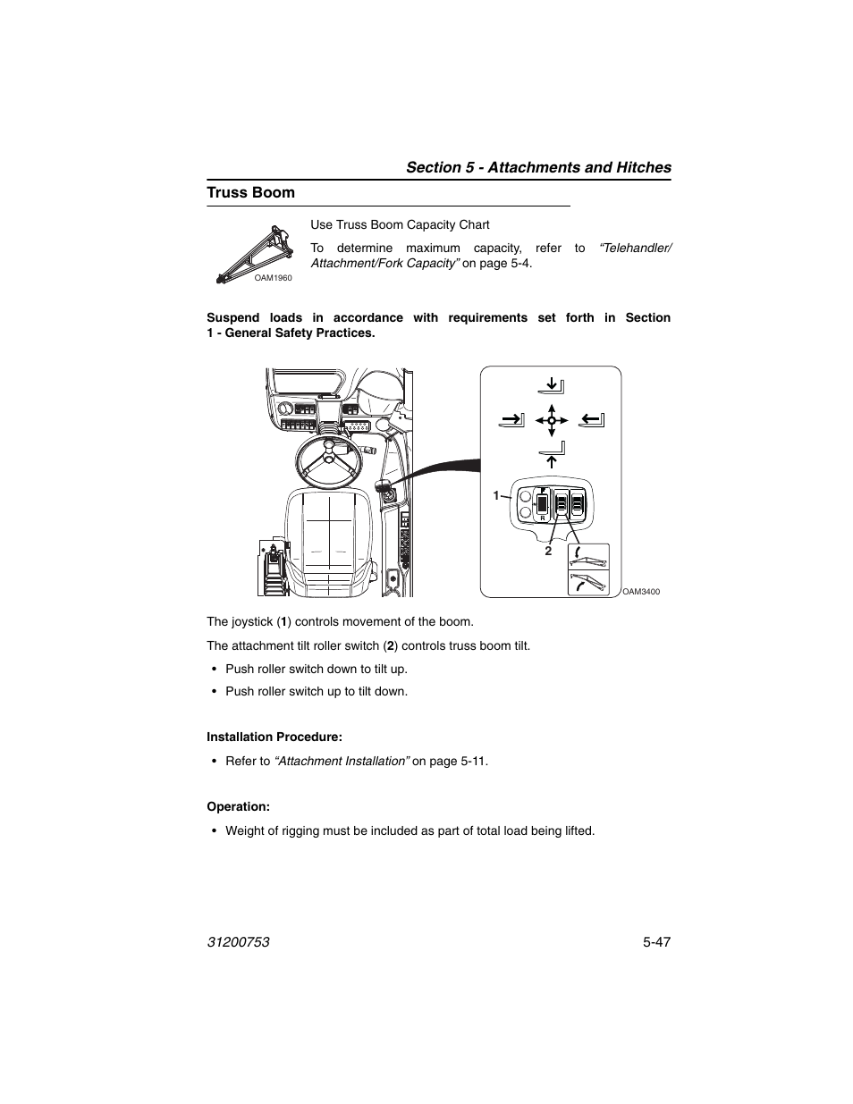 Truss boom, Truss boom -47 | JLG 4017PS Operator Manual User Manual | Page 139 / 202