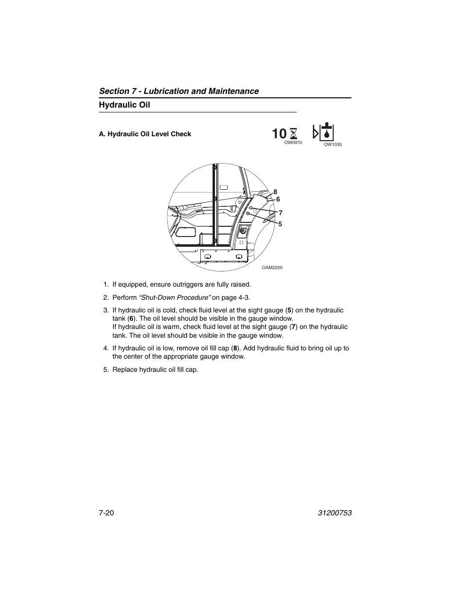 Hydraulic oil, Hydraulic oil -20 | JLG 4017PS Operator Manual User Manual | Page 172 / 202